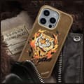 Miniatyrbild 10 av 11: Nimmy iPhone 16 Pro Max Mobilskal MagSafe Tiger - Ljusbrun