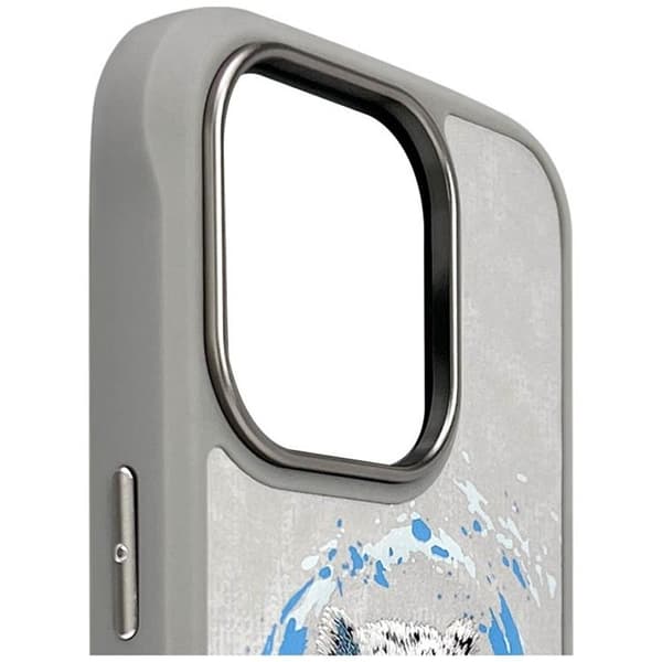 Nimmy iPhone 16 Pro Max Mobilskal MagSafe Panther - Ljusgrå