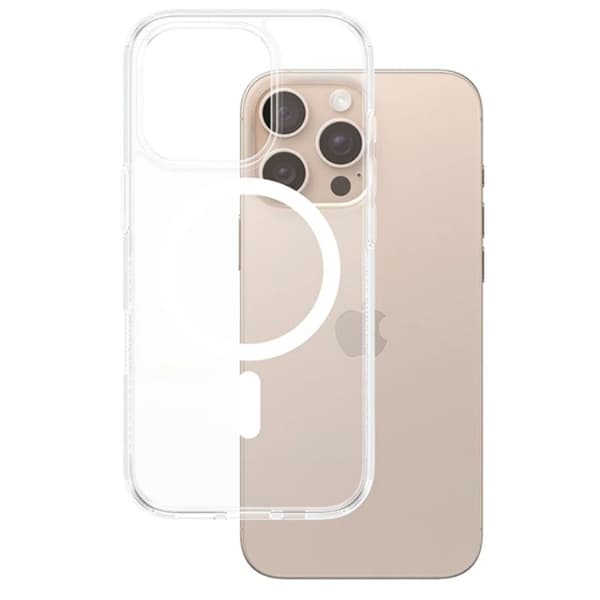 PanzerGlass iPhone 16 Pro Max Mobilskal Magsafe Hard - Vit/Transparent