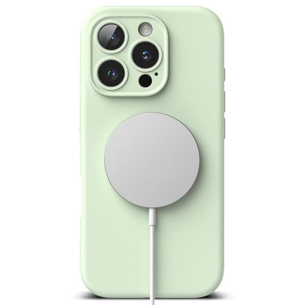 Ringke iPhone 16 Pro Max Mobilskal Magsafe Silikon Magnetic - Mint