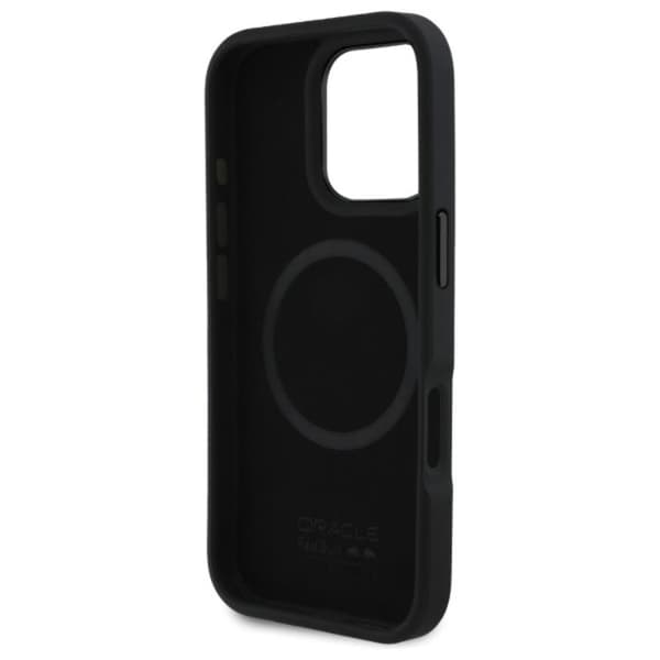 Red Bull iPhone 16 Pro Max Mobilskal MagSafe Läder Red Ring - Navy