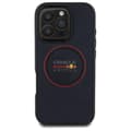 Miniatyrbild 2 av 8: Red Bull iPhone 16 Pro Max Mobilskal MagSafe Läder Red Ring - Navy