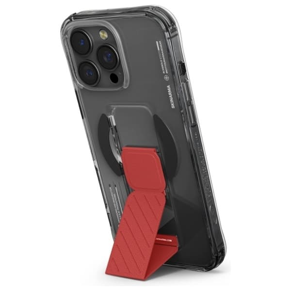 Skinarma iPhone 16 Pro Max Mobilskal MagSafe Grip Stativ - Svart