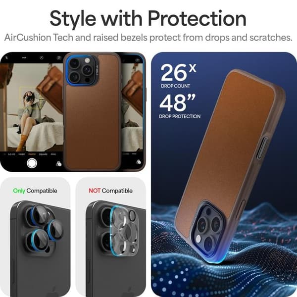 Spigen iPhone 16 Pro Max Mobilskal MagSafe Cyrill Kajuk - Brun