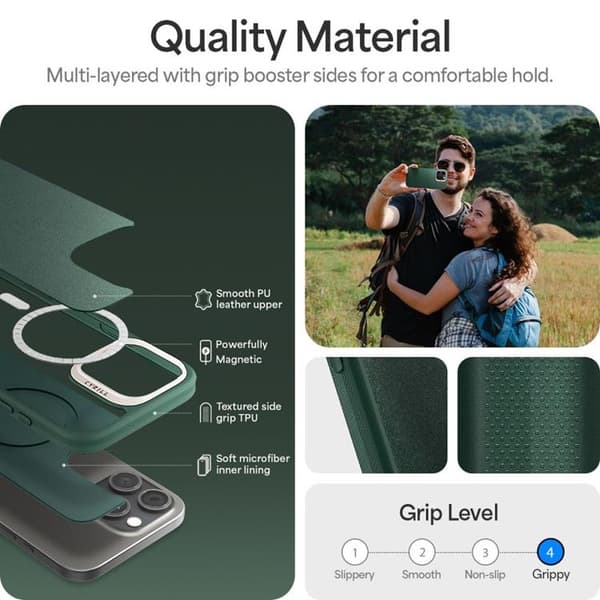 Spigen iPhone 16 Pro Max Mobilskal MagSafe Cyrill Kajuk - Frost Grön