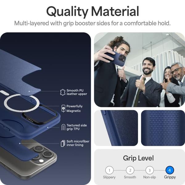 Spigen iPhone 16 Pro Max Mobilskal MagSafe Cyrill Kajuk - Navy