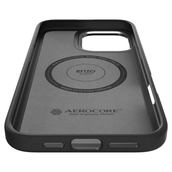 Spigen iPhone 16 Pro Max Mobilskal Magsafe Enzo Aramid - Silver