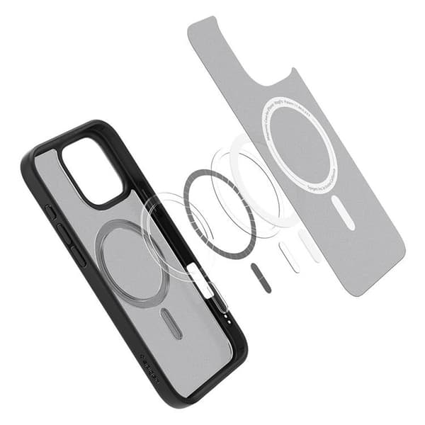 Spigen iPhone 16 Pro Max Mobilskal MagSafe Ultra Hybrid - Frost Svart