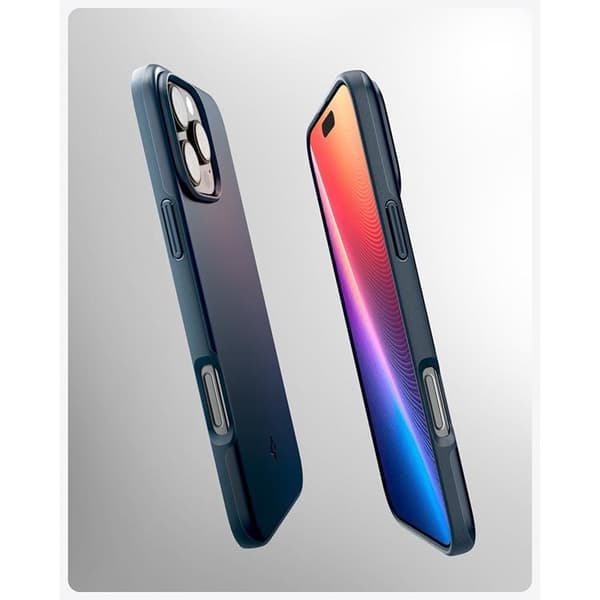 Spigen iPhone 16 Pro Max Mobilskal MagSafe Thin Fit - Metal Slate