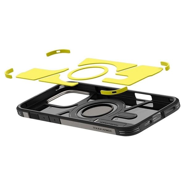 Spigen iPhone 16 Pro Max Mobilskal MagSafe Tough Armor - Gunmetal