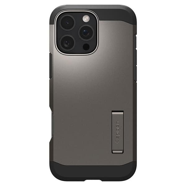 Spigen iPhone 16 Pro Max Mobilskal MagSafe Tough Armor - Gunmetal