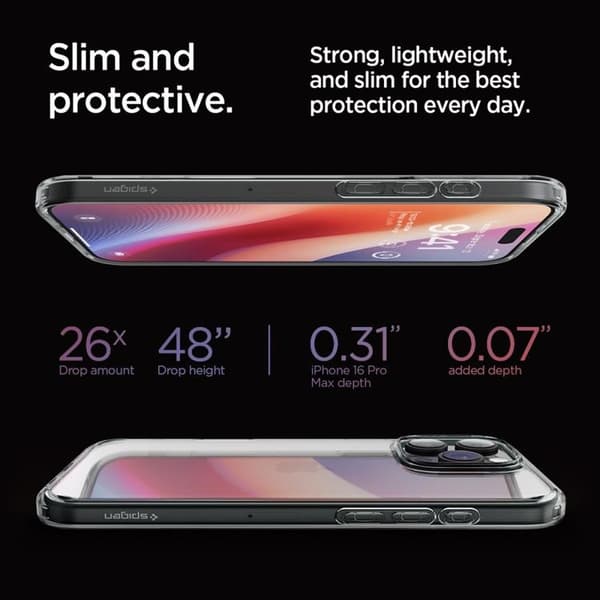 Spigen iPhone 16 Pro Max Mobilskal Ultra Hybrid - Space Crystal