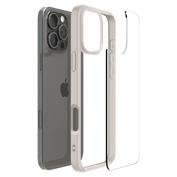 Spigen iPhone 16 Pro Max Mobilskal Ultra Hybrid - Natural Titanium