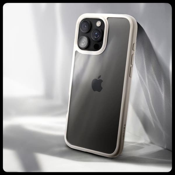 Spigen iPhone 16 Pro Max Mobilskal Ultra Hybrid - Natural Titanium