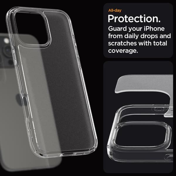 Spigen iPhone 16 Pro Max Mobilskal Ultra Hybrid - Frost Clear
