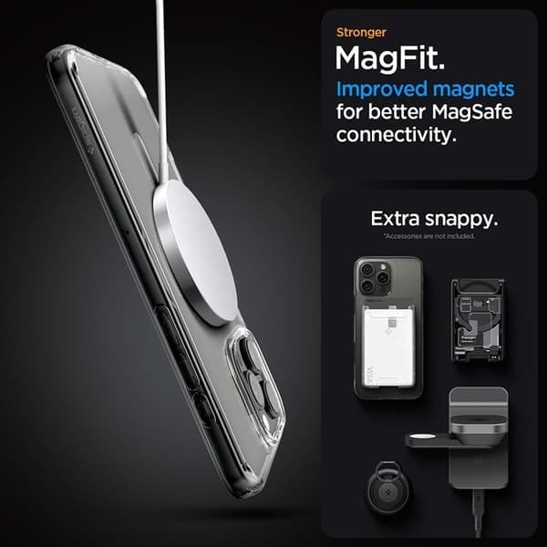 Spigen iPhone 16 Pro Max Mobilskal MagSafe Ultra Hybrid - Vit