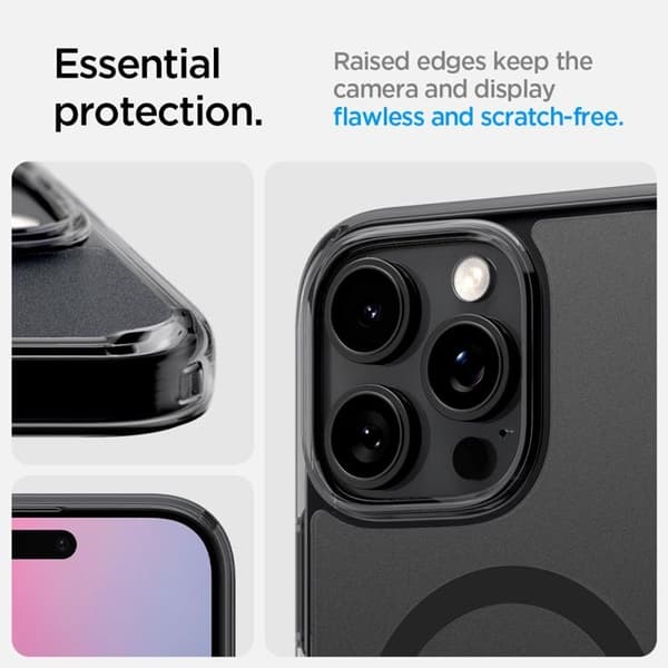 Spigen iPhone 16 Pro Max Mobilskal MagSafe Ultra Hybrid "T" - Svart