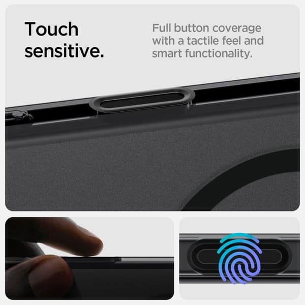 Spigen iPhone 16 Pro Max Mobilskal MagSafe Ultra Hybrid "T" - Svart