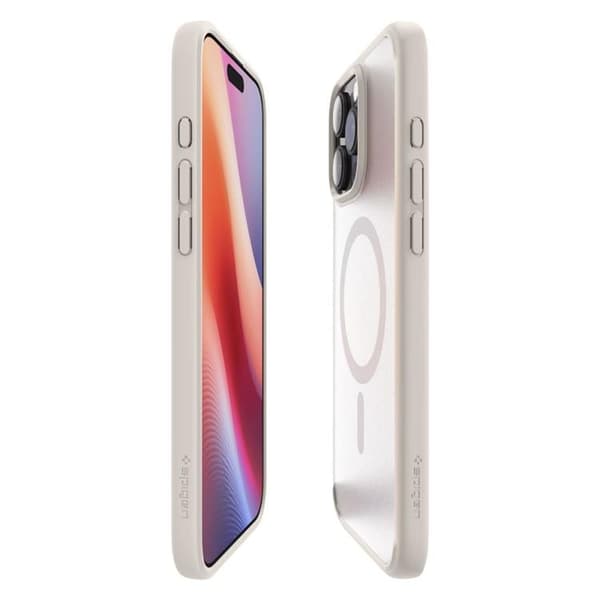 Spigen iPhone 16 Pro Max Mobilskal MagSafe Ultra Hybrid - Frost Titanium