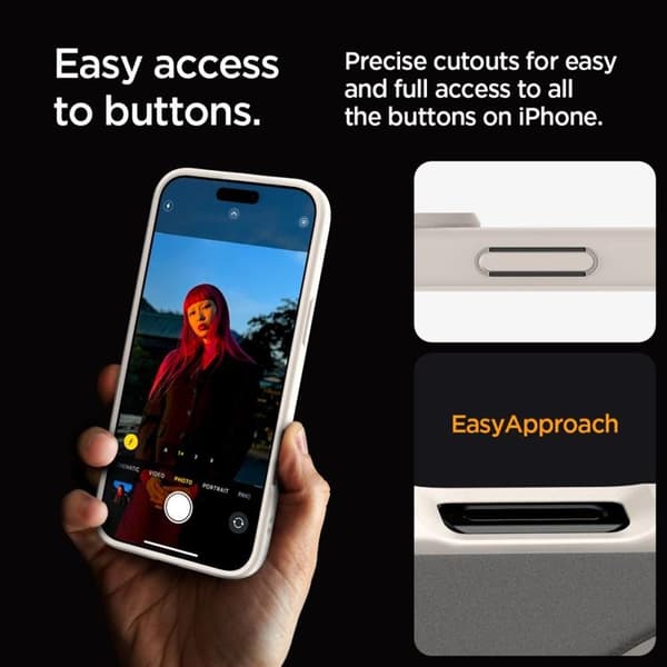 Spigen iPhone 16 Pro Max Mobilskal MagSafe Ultra Hybrid - Frost Titanium