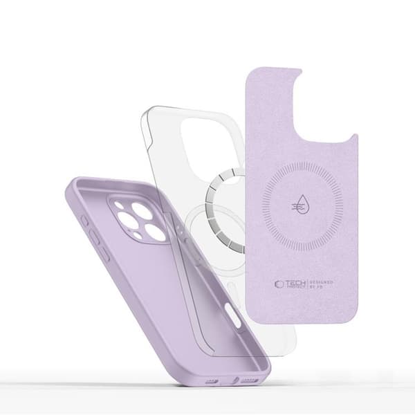 Tech-Protect iPhone 16 Pro Max Mobilskal Magsafe Liquid Silikon - Mauve