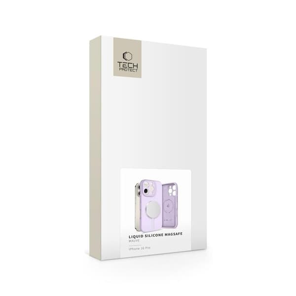 Tech-Protect iPhone 16 Pro Max Mobilskal Magsafe Liquid Silikon - Mauve