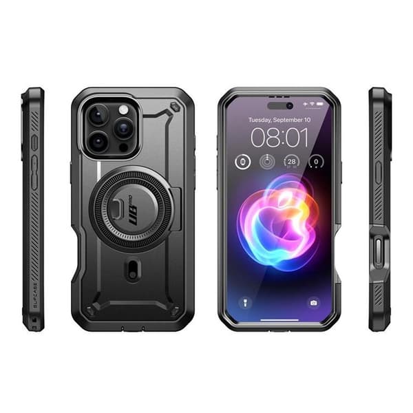 Supcase iPhone 16 Pro Max Mobilskal Magsafe UB Pro - Svart