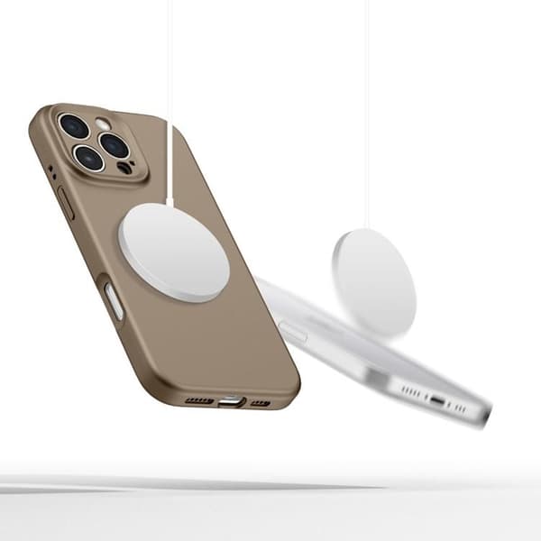 Tech-Protect iPhone 16 Pro Max Mobilskal Magsafe Liquid Silikon - Brun