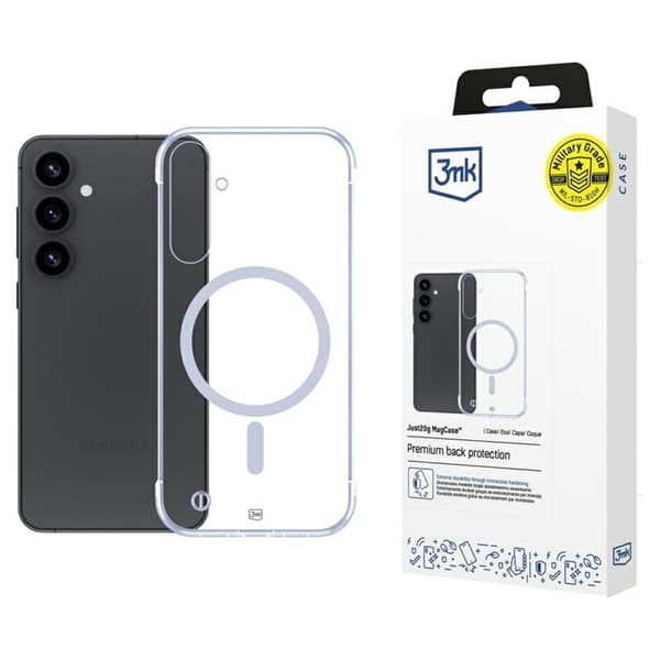 3MK Galaxy S25 Mobilskal MagSafe Just20g - Clear