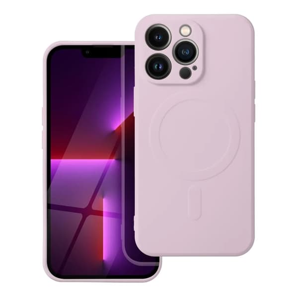 Galaxy S25 Mobilskal Magsafe Silikon - Rosa