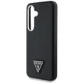 Miniatyrbild 6 av 8: Guess Galaxy S25 Mobilskal MagSafe Grained Triangle Logo - Svart