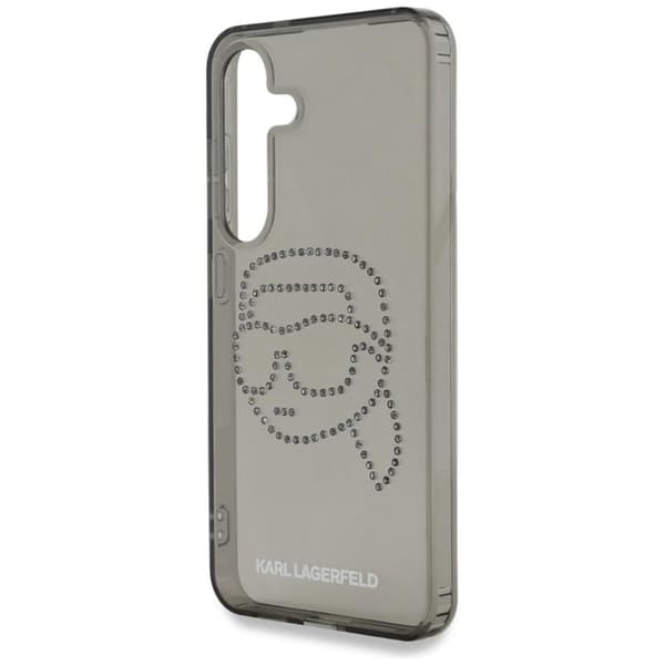 Karl Lagerfeld Galaxy S25 Mobilskal Rhinestones Karl Head Logo - Svart