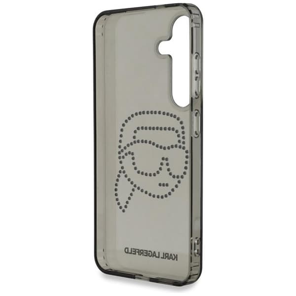 Karl Lagerfeld Galaxy S25 Mobilskal Rhinestones Karl Head Logo - Svart