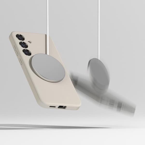 Ringke Galaxy S25 Mobilskal Magsafe Silikon Magnet - Stone
