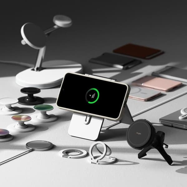 Ringke Galaxy S25 Mobilskal Magsafe Silikon Magnet - Stone