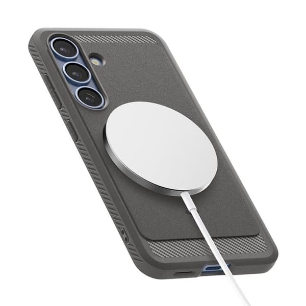 Spigen Galaxy S25 Mobilskal Magsafe Rugged Armor - Grå