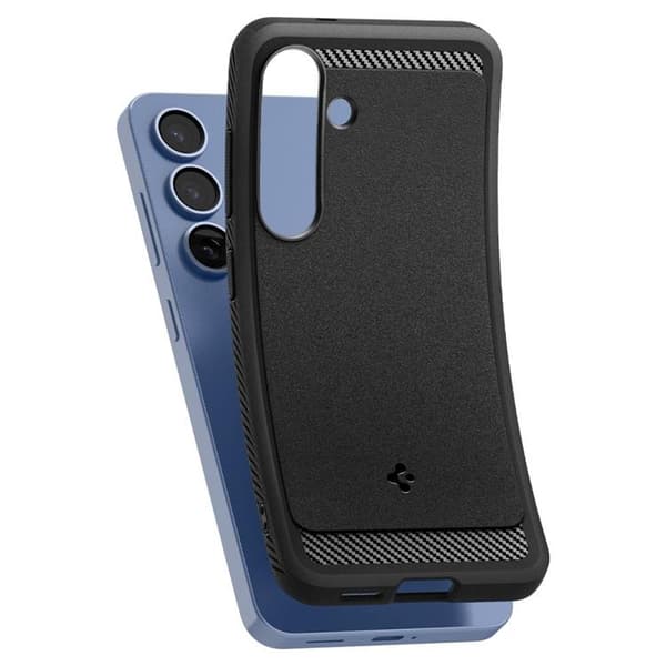 Spigen Galaxy S25 Mobilskal Magsafe Rugged Armor - Matte Svart