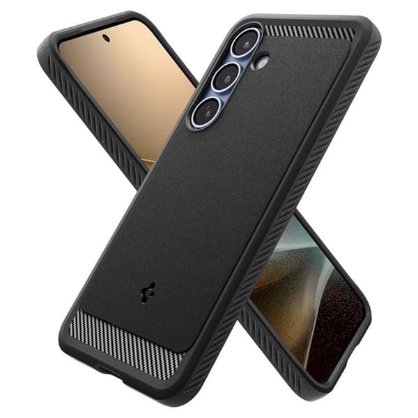 Spigen Galaxy S25 Mobilskal Magsafe Rugged Armor - Matte Svart