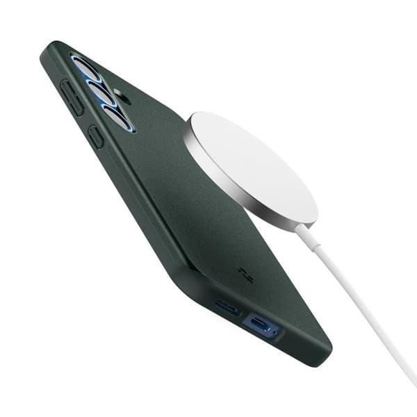 Spigen Galaxy S25 Mobilskal Magsafe Thin Fit - Abyss Grön