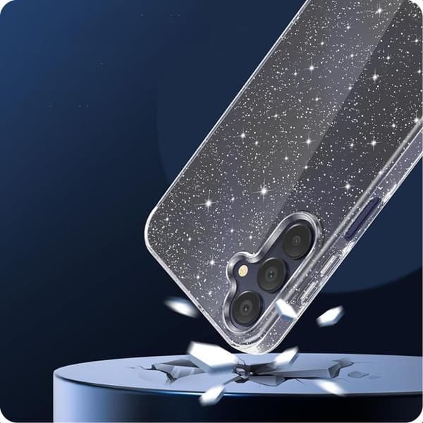 Tech-Protect Galaxy S25 Mobilskal Flexair - Glitter