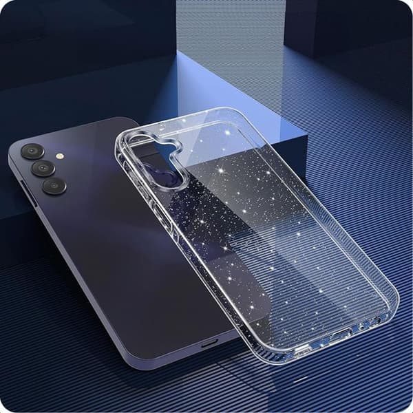 Tech-Protect Galaxy S25 Mobilskal Flexair - Glitter