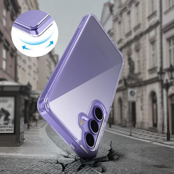 Tech-Protect Galaxy S25 Mobilskal Flexair Hybrid - Clear