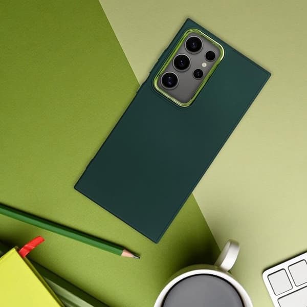 Galaxy S25 Plus Mobilskal Frame - Grön