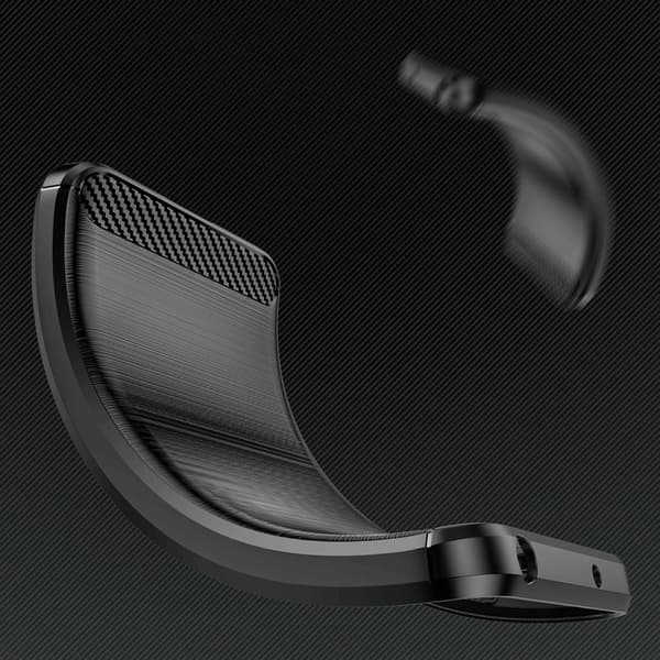 Galaxy S25 Plus Mobilskal Carbon Flexible - Svart