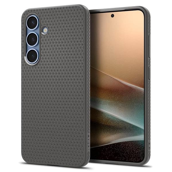 Spigen Galaxy S25 Plus Mobilskal Liquid Air - Marble Grå