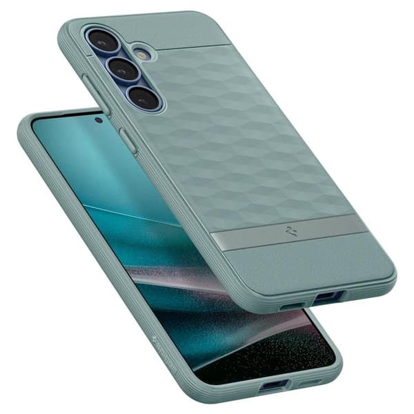 Spigen Galaxy S25 Plus Mobilskal Magsafe Parallax - Sage Grön