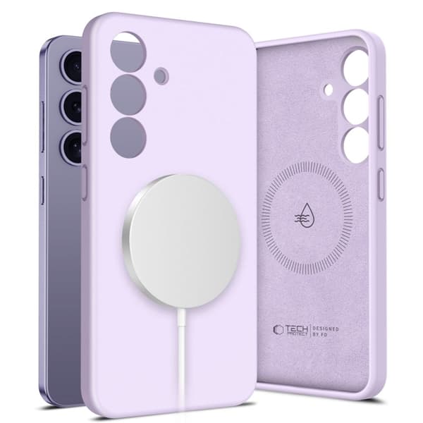 Tech-Protect Galaxy S25 Plus Mobilskal Magsafe Liquid Silikon - Mauve