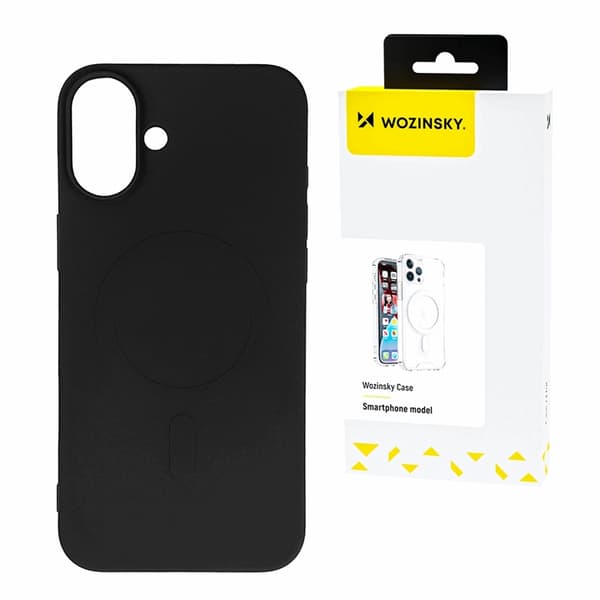 Wozinsky Galaxy S25 Plus Mobilskal Magsafe Silikon - Svart