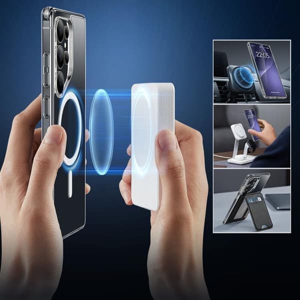 ESR Galaxy S25 Ultra Mobilskal Magsafe Classic Hybrid Halolock