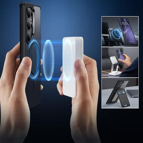 ESR Galaxy S25 Ultra Mobilskal Magsafe Classic Hybrid Halolock
